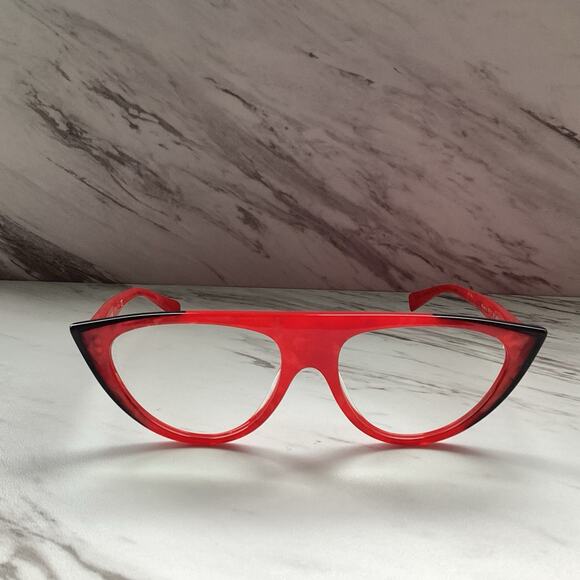 Alain Mikli Womens Sunglass Eyeglass Frames Miss J Red AO5031, Cat Eye 56-17-140 - Picture 2 of 10